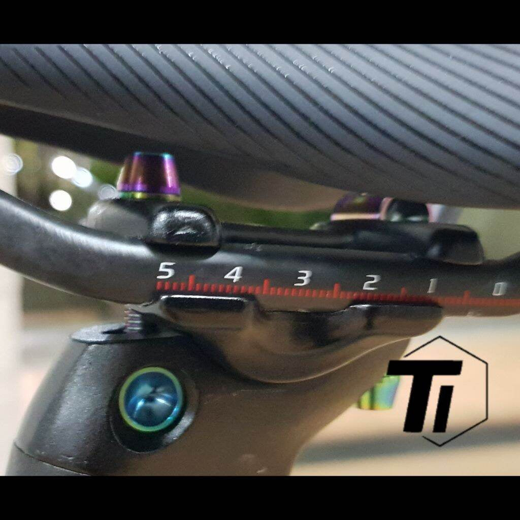 鈦螺栓適用於 Volck Zeolite 鈦螺栓升級套件 Sava Z1 鈦螺絲自行車 MTB Grade 5 新加坡