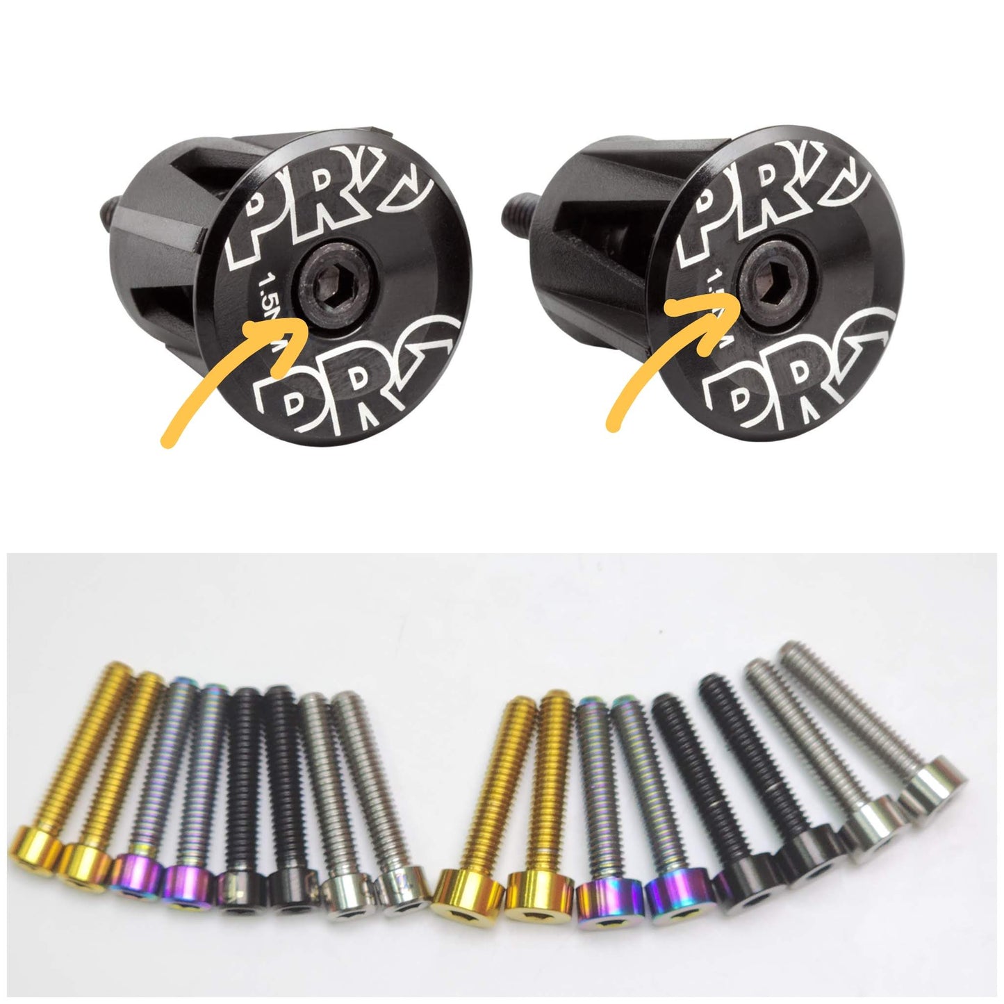 lenkerendstopfen rennrad Titan-Lenkerendstopfen-Schraube für Shimano Pro / Lifeline / Cinelli / – Ti-Parts Titanium