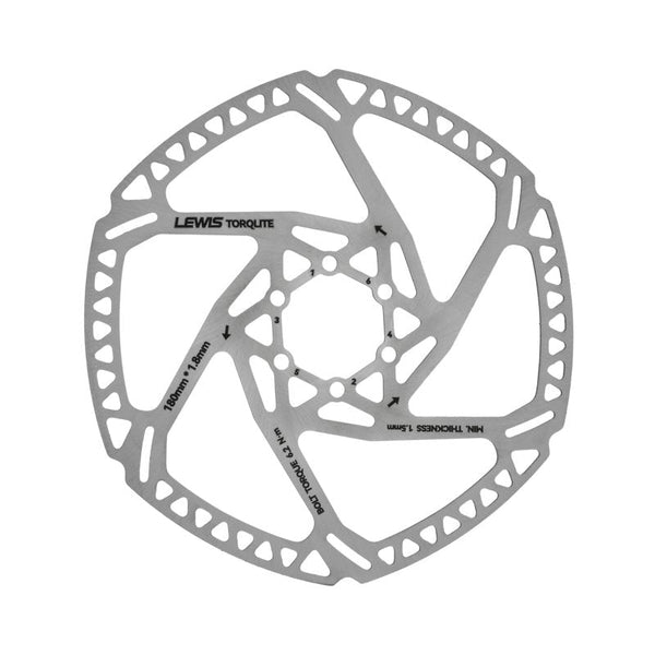 Lewis Torqlite ロードディスクブレーキローター 6 ボルト 1.8mm 厚さ