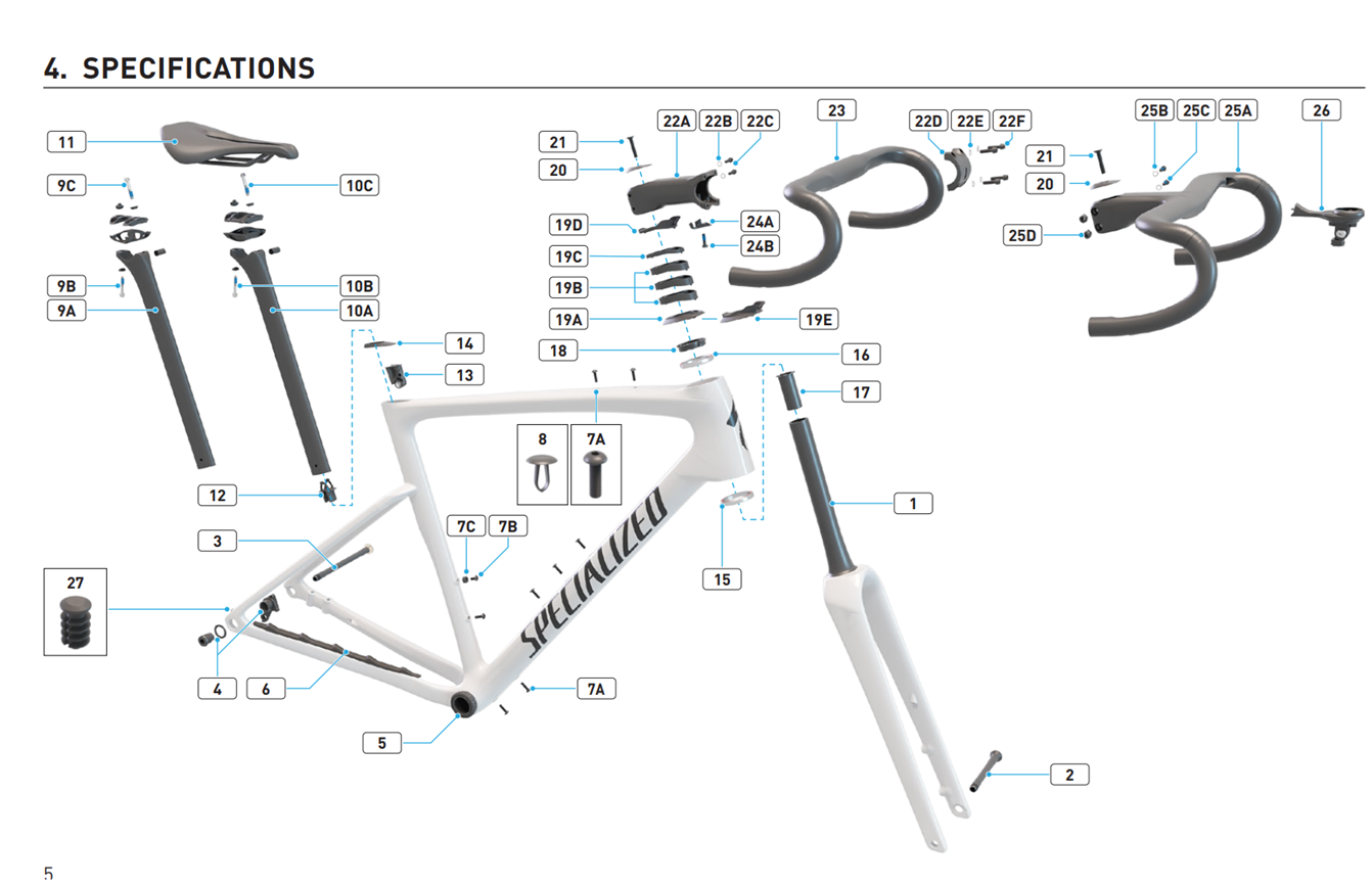 Specialized Crux 5 MY26 Titanium Upgrade Kit | Full Bike 2026