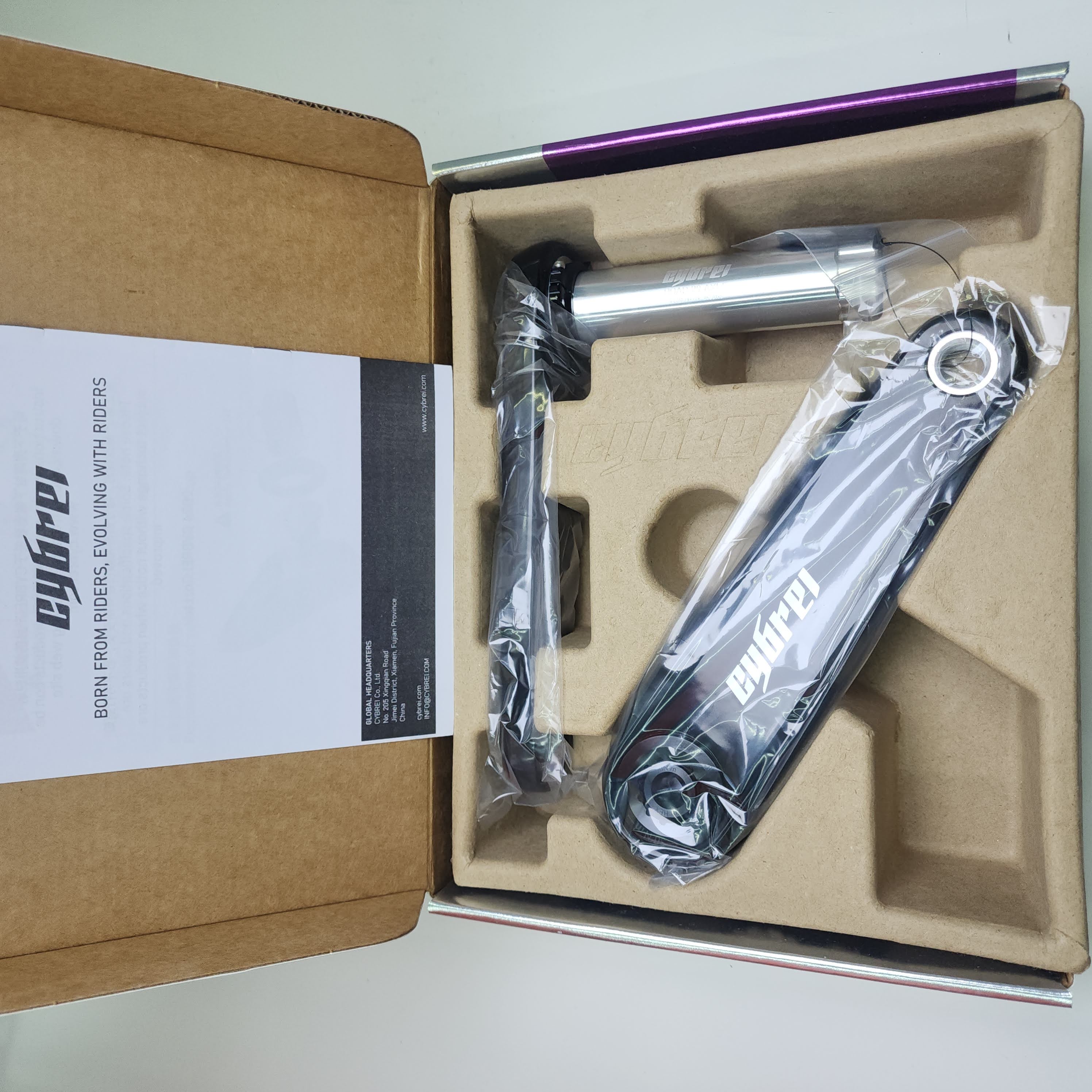 Cybrei GP-3 カーボンクランクアームアセンブリ | SRAM DUB、Shimano