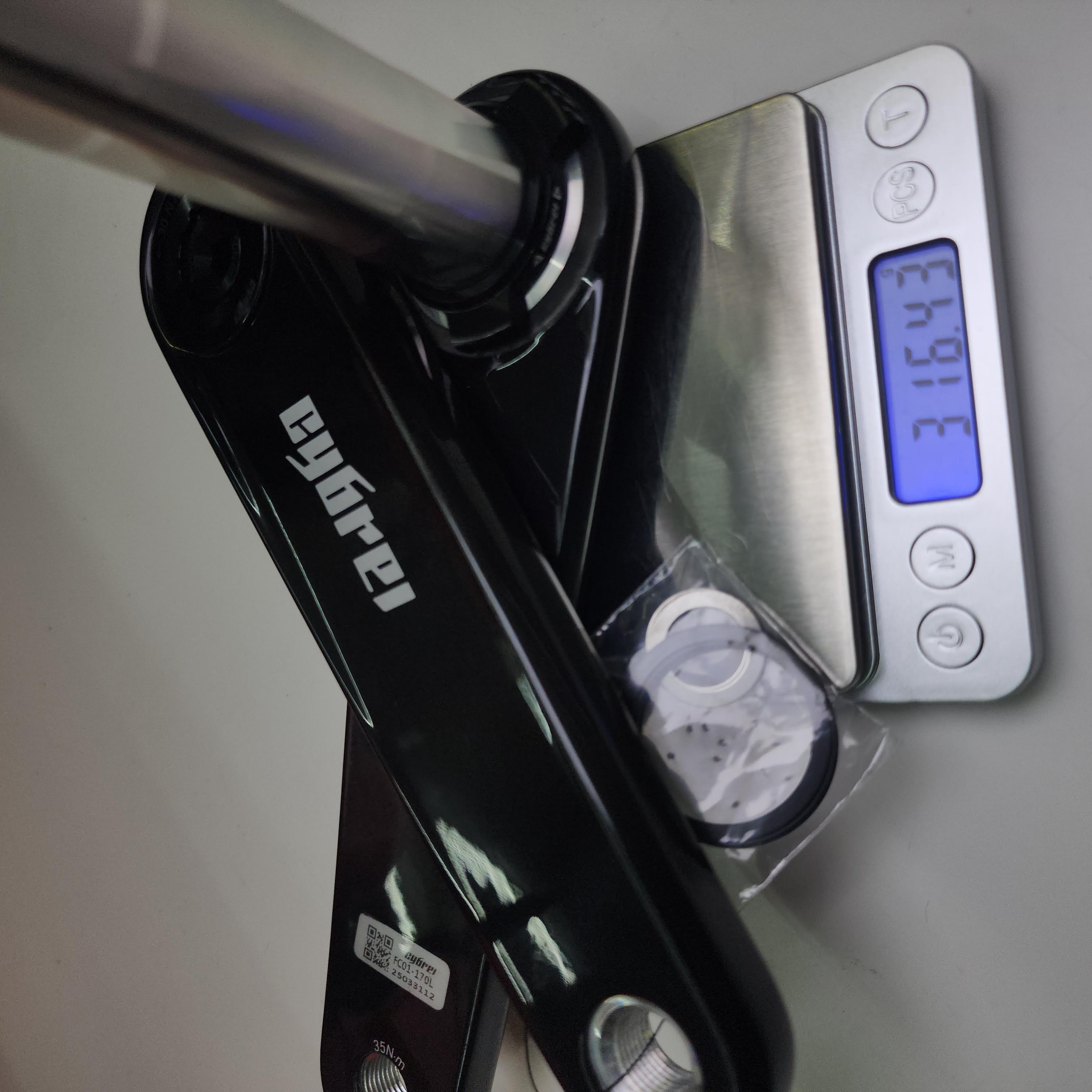 【新品未使用】CYBREI CRANKARM 165mm Cybrei GP-3 Carbon Crank Arm Assembly | SRAM DUB, Shimano 24mm