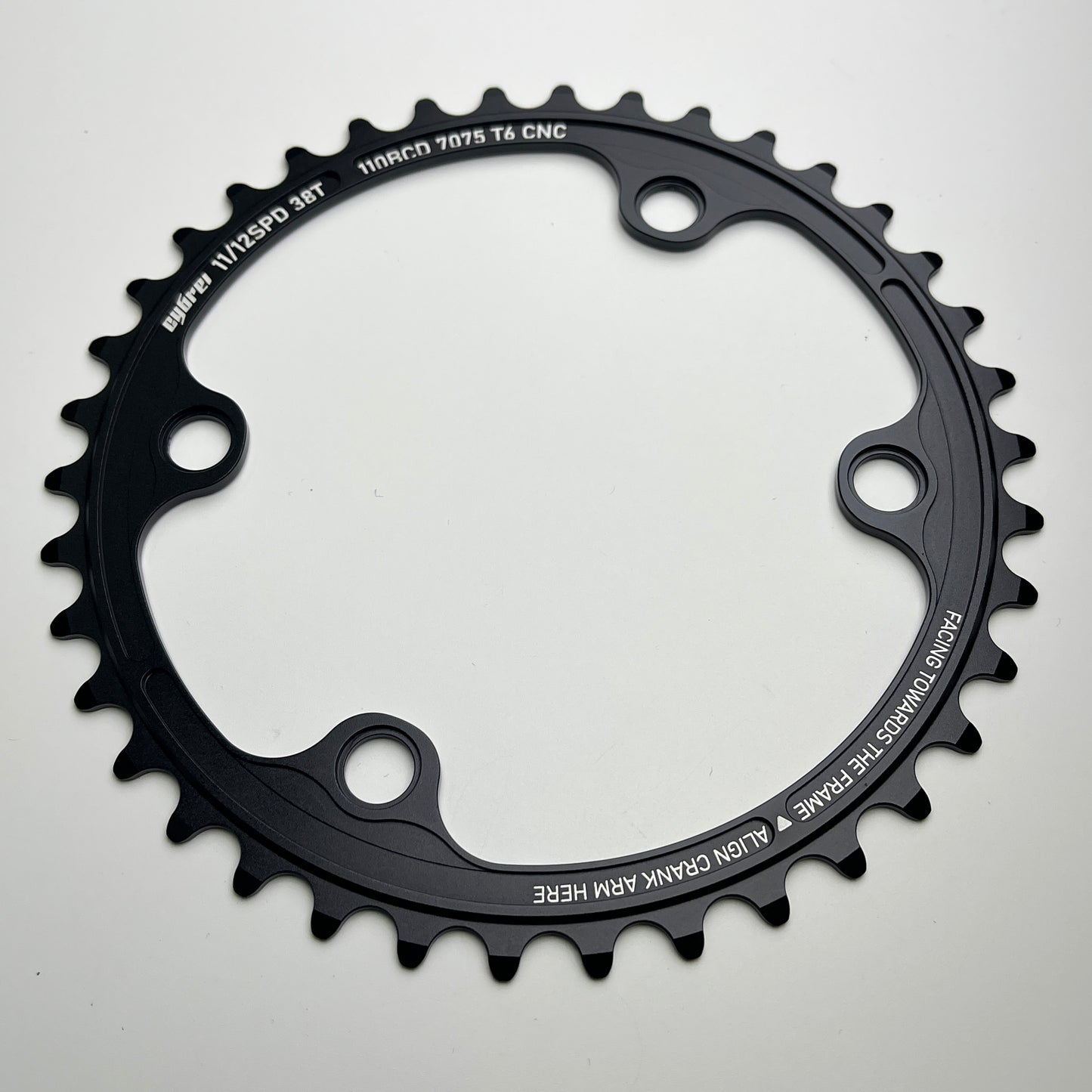 CYBREI Metarbon Aero 2X Carbon Chainrings | Shimano BCD 100x4 | 58-42T 54-38T 52-36T 50-34T