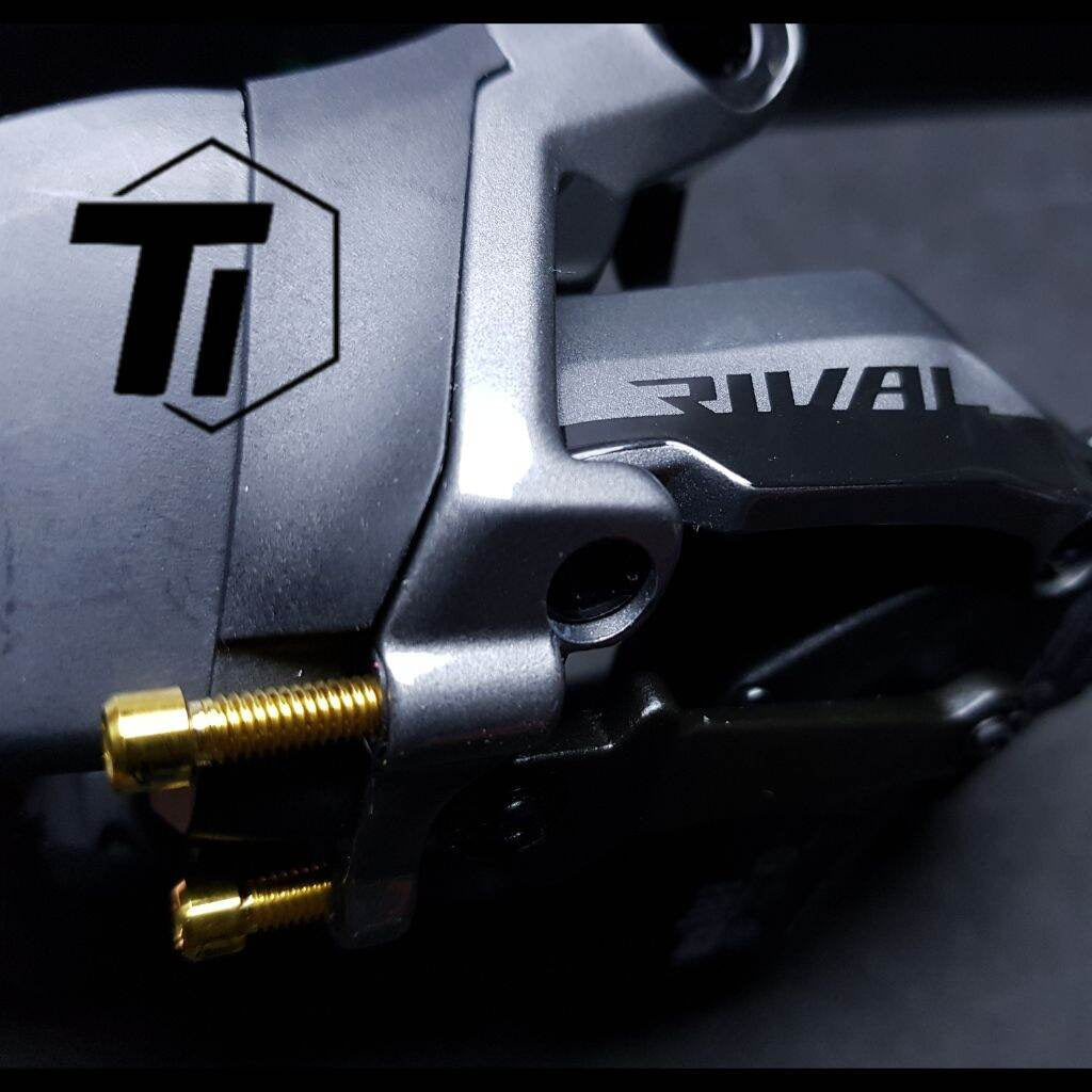 Tornillos de titanio para kit de actualización Sram RD eTap AXS Red Force Rival 12s | HRD para bicicleta de carretera Gravel bike Ti Screw