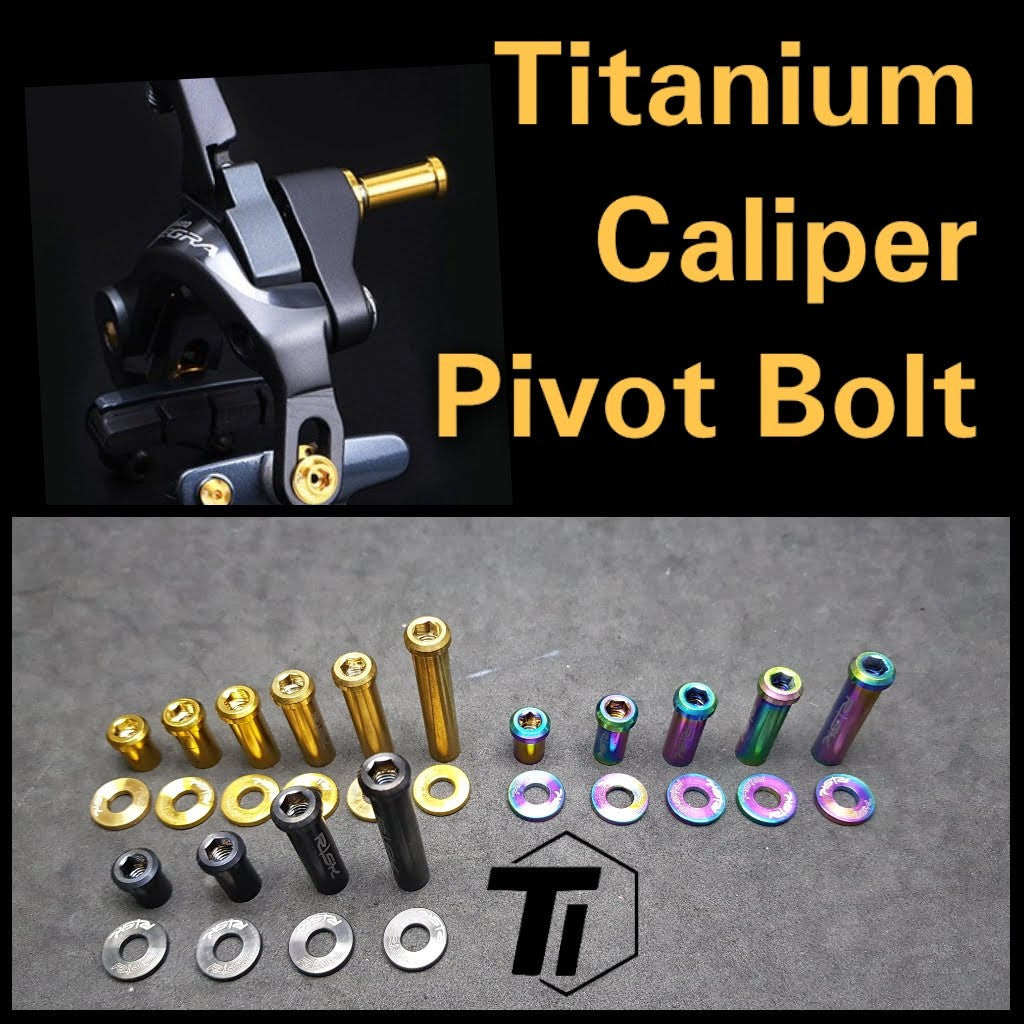 Titanium Shimano Caliper Pivot Bot Rim Brake Dura ace ultegra 105 9000 r8000 r8050 9100 SRAM red force αντίπαλος Ti-Parts