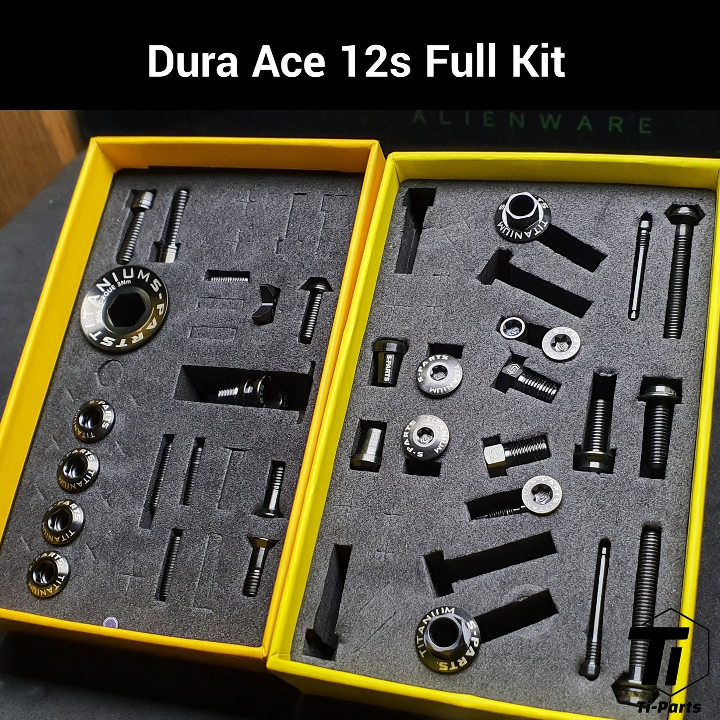 Titanium-Upgrade-Kit für R9270 R8170 R7170 Shimano | Dura Ace Ultegra 105 12s R9200 R8150 Antriebsstrangbremse | Titaniumschraube
