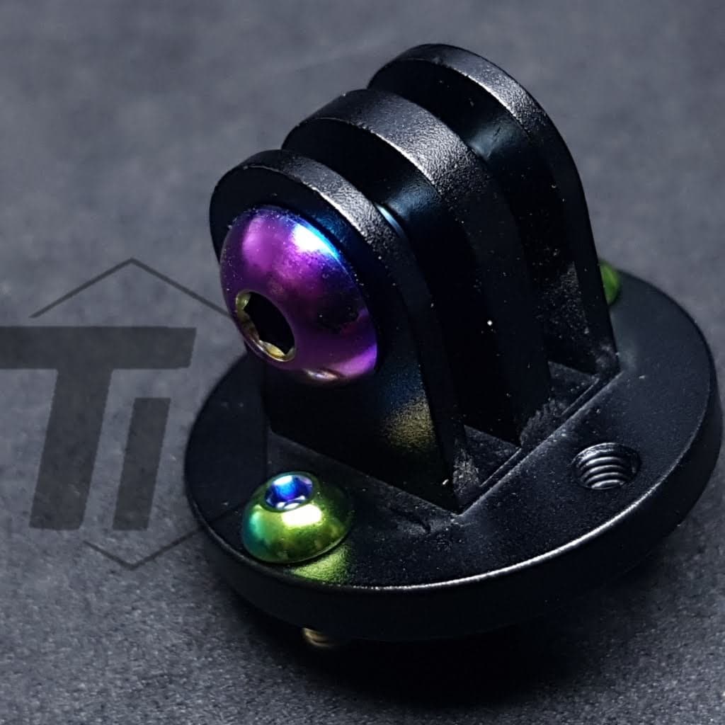 Titanium Bolt for GoPro Camera Front Light Mount | Holder Garmin Wahoo Hammerhead Quadlock Brompton Moon Pikes Aceoffix