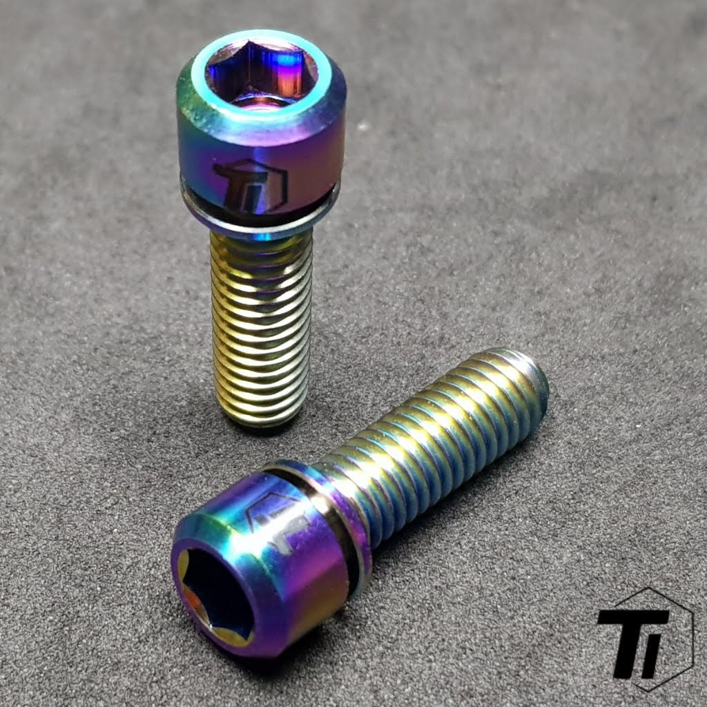 Ti-Parts Titanium M6 klikový šroub pro Shimano Crank Ram Krankset R9270 Tiagra 105 Ultegra Dura Ace M9120 M8120 M8100 M8000
