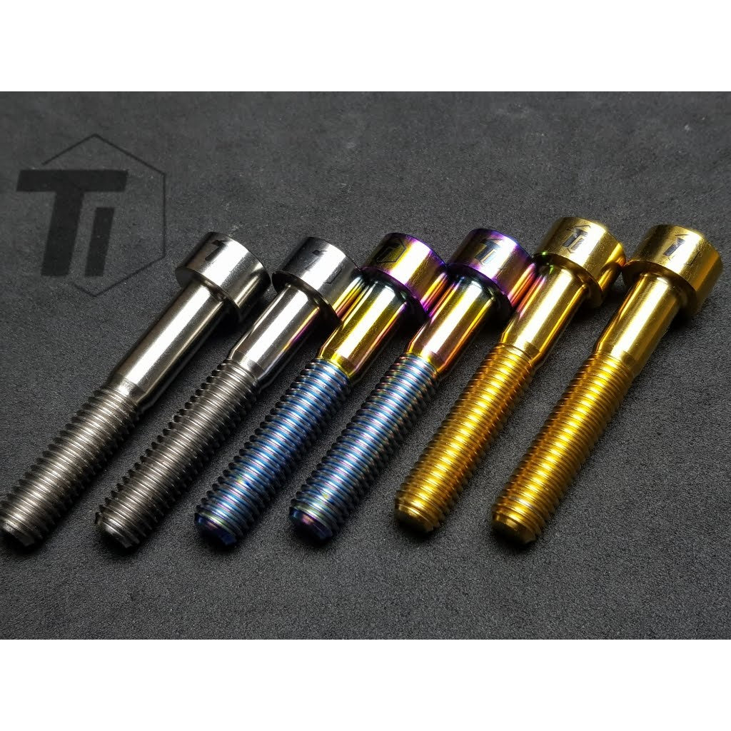 Titanium Bout voor Hazenberg Zadelpen | M8x45 Bromton Pikes Birdy Foldie Minivelo | Klasse 5 titanium schroef Singapore