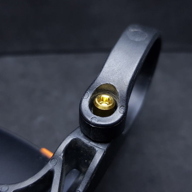 Titanium Bolt för Garmin mount clamp | Utvändigt cykelfäste Pro Edge 530 830 1030 1040 Wahoo SRAM K-Edge SRM Cat Eye