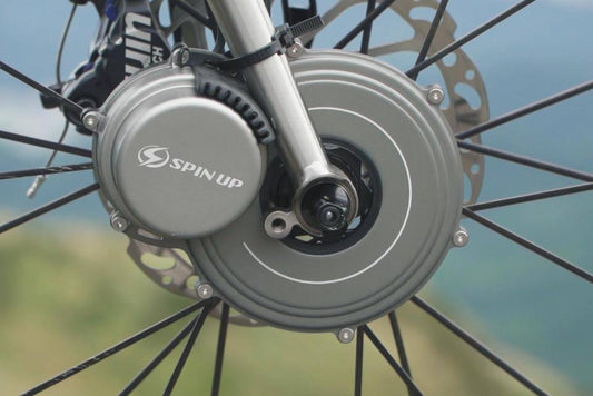Spin Up Tour 自行車發電機 F12W-Pro |前輪安裝在叉上 |輕量化緊湊設計|全球免費送貨