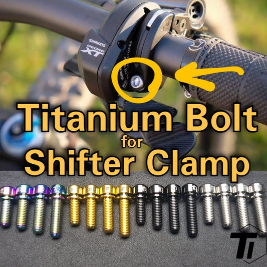 Titanium Shifter klemmebolt til Shimano &amp; Sram - M9120 M8120 M8100 M8000 M7100 M420 MT200 SLX deore xt xtr