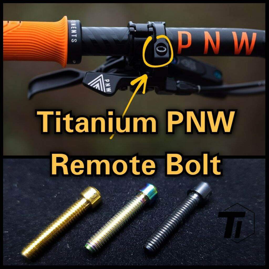 Titanium PNW Dropper Post Remote Bolt - Crankbrothers OneUp Brand-X Fox Transfer Rockshox Reverb e*thirteen KS LEV