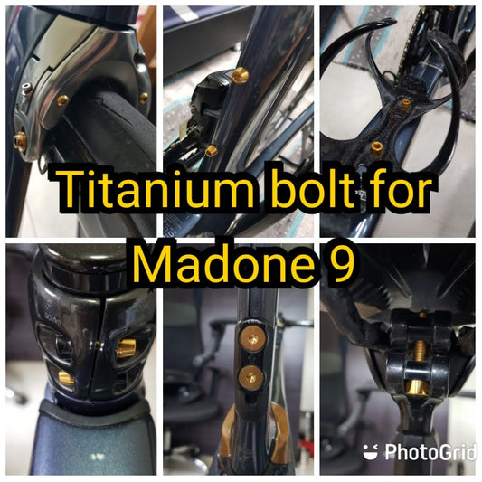 Ti-Parts Trek Madone 9 Titanium Bolt Upgrade kit 2016 2017 2018 2019 2020 2021 SL SLR | Titanium Screw Grade 5 Singapore