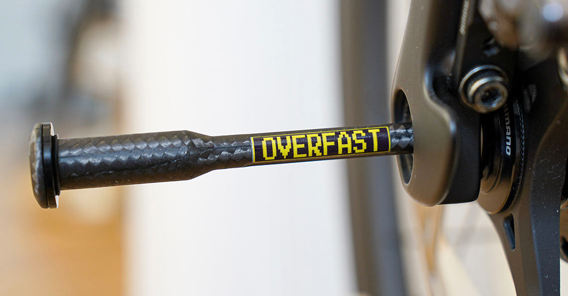 OVERFAST カーボンスルーアクスル PINARELLO 2025モデル ピナレロ通信】激軽スルーアクスルシャフトOVERFAST PINARELLO用 入荷