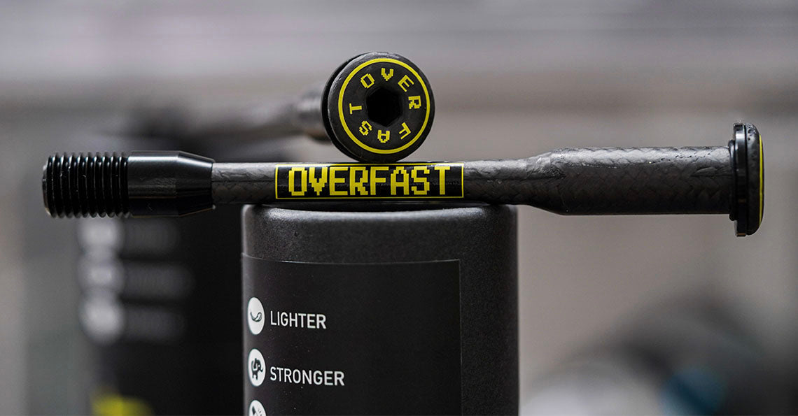 OVERFAST カーボンスルーアクスル PINARELLO 2025モデル ピナレロ通信】激軽スルーアクスルシャフトOVERFAST PINARELLO用 入荷