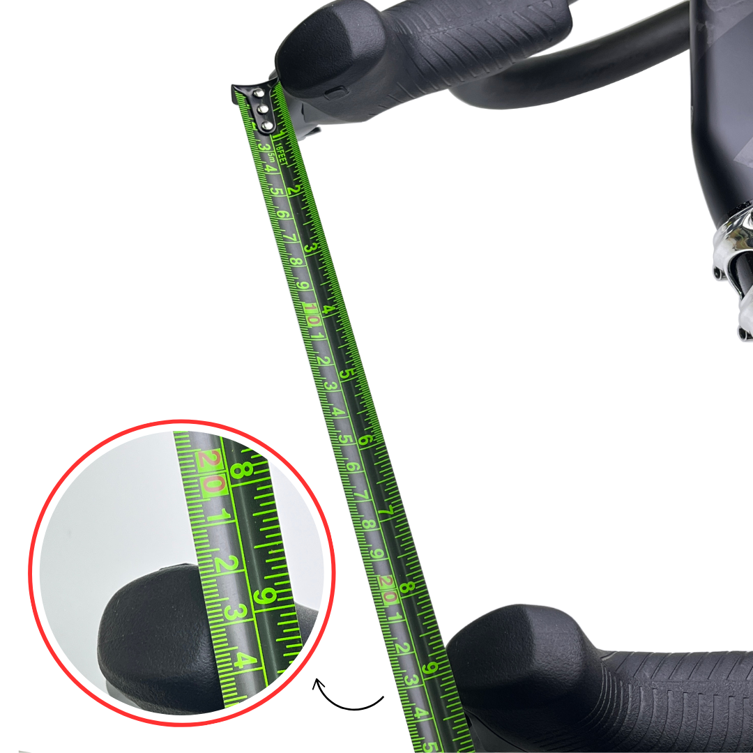 مقود ASCENT AEROO Aero | 30 سم بجزء علوي ضيق، مصمم للنساء والشباب وراكبي الدراجات ذوي الأكتاف الضيقة