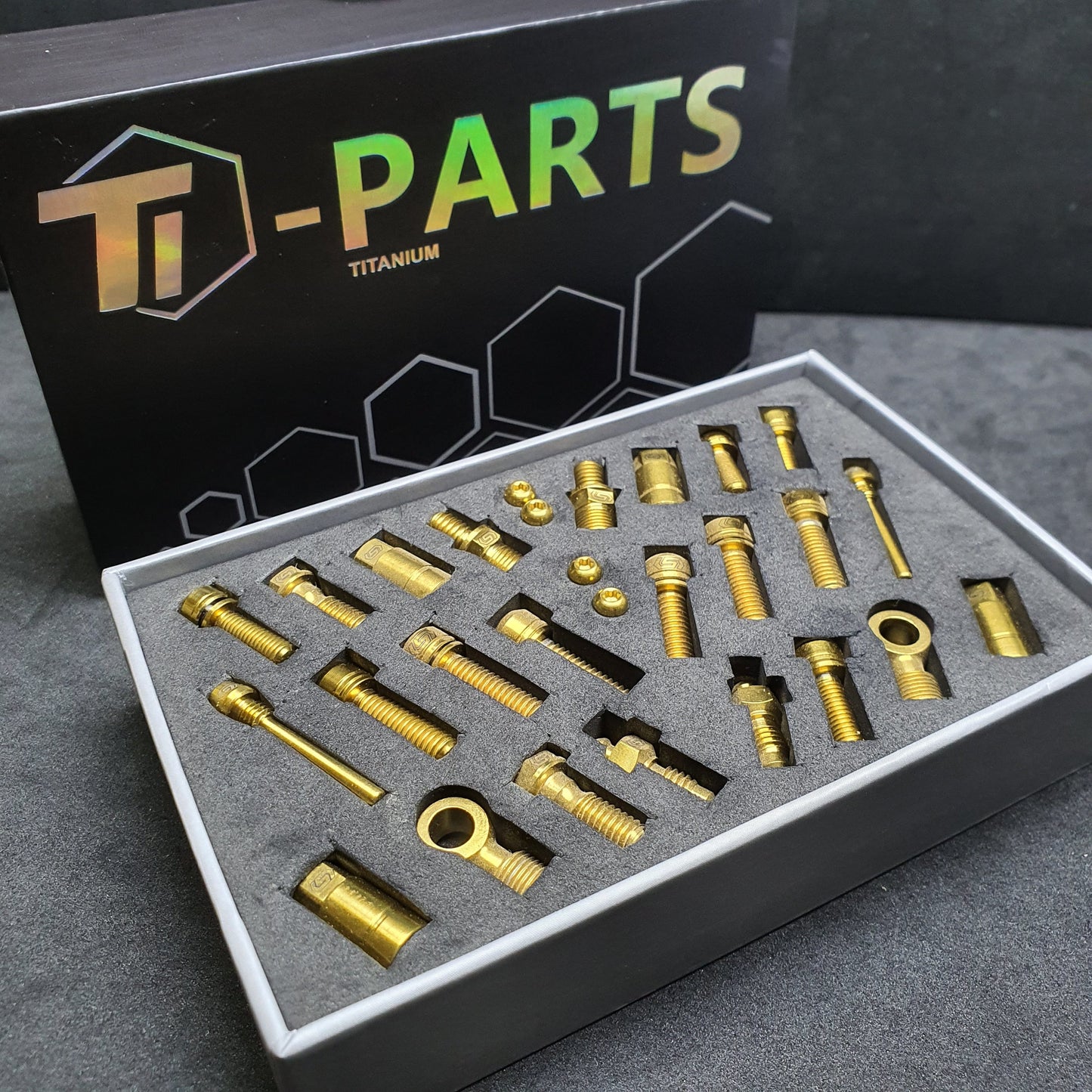 Actualización de titanio para Hope Tech V4 / Race | Kit de actualización Hope Tech Brake MTB Enduro DH | Tornillo de titanio grado 5 Singapur