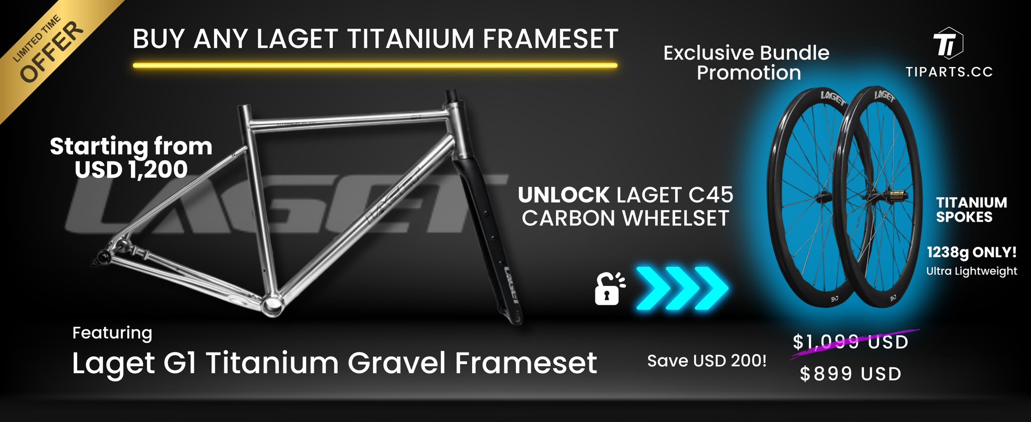 自転車用プレミアムグレード5チタンネジ | Ti-Parts Titanium