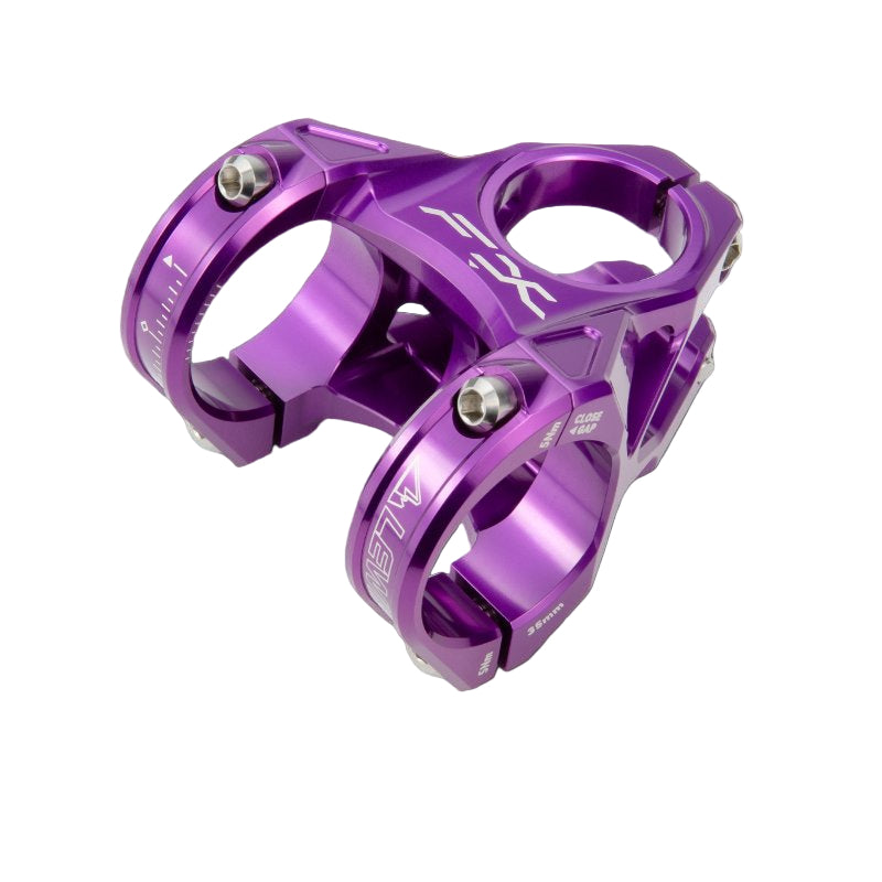 Lewis FX CNCアルミMTBステム | 直径35mm、リーチ40mm 7075