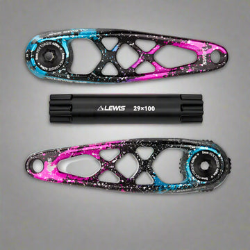 Bulloni Per Catena Pedivella Bici MTB, Vite Quadrata, 24x17mm, Alluminio Nero - SNAIL (2 Pezzi)