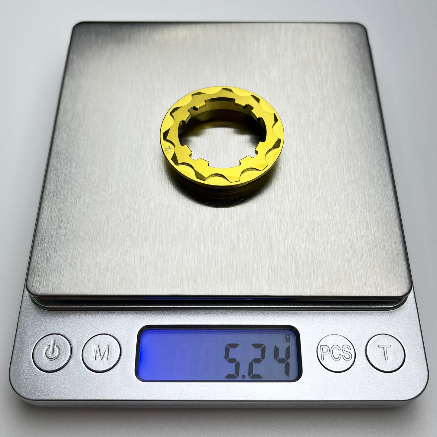 แหวนล็อคตลับเฟืองไททาเนียม 4.96 กรัม | Shimano HG+ / Hyperglide / 11 และ 12 สปีด