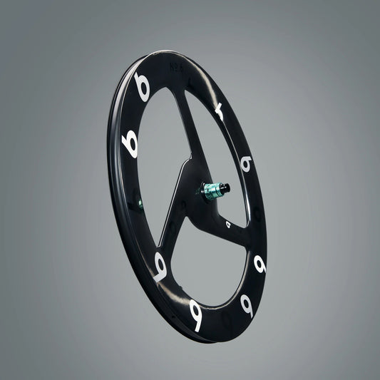 No.6 A3RO Tri-spoke Wheelset Front 907g Rear 1025g | No6 TT Triathlons Aero Trispoke Wheel