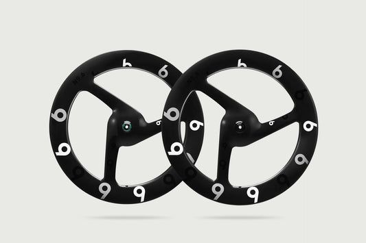No.6 A3RO Tri-spoke Wheelset Front 907g Rear 1025g | No6 TT Triathlons Aero Trispoke Wheel