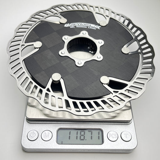 Taiwan Samuel Carbon Fiber Centerlock Aero Rotor | 160mm 140mm