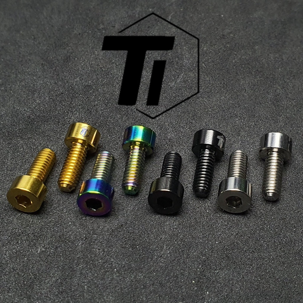 Titaniumschraube für Brompton T-Line-Lenker| Vorbauschraube Gold Oil Slick Schwarz Silber | Titaniumschraube Grade 5 Singapur