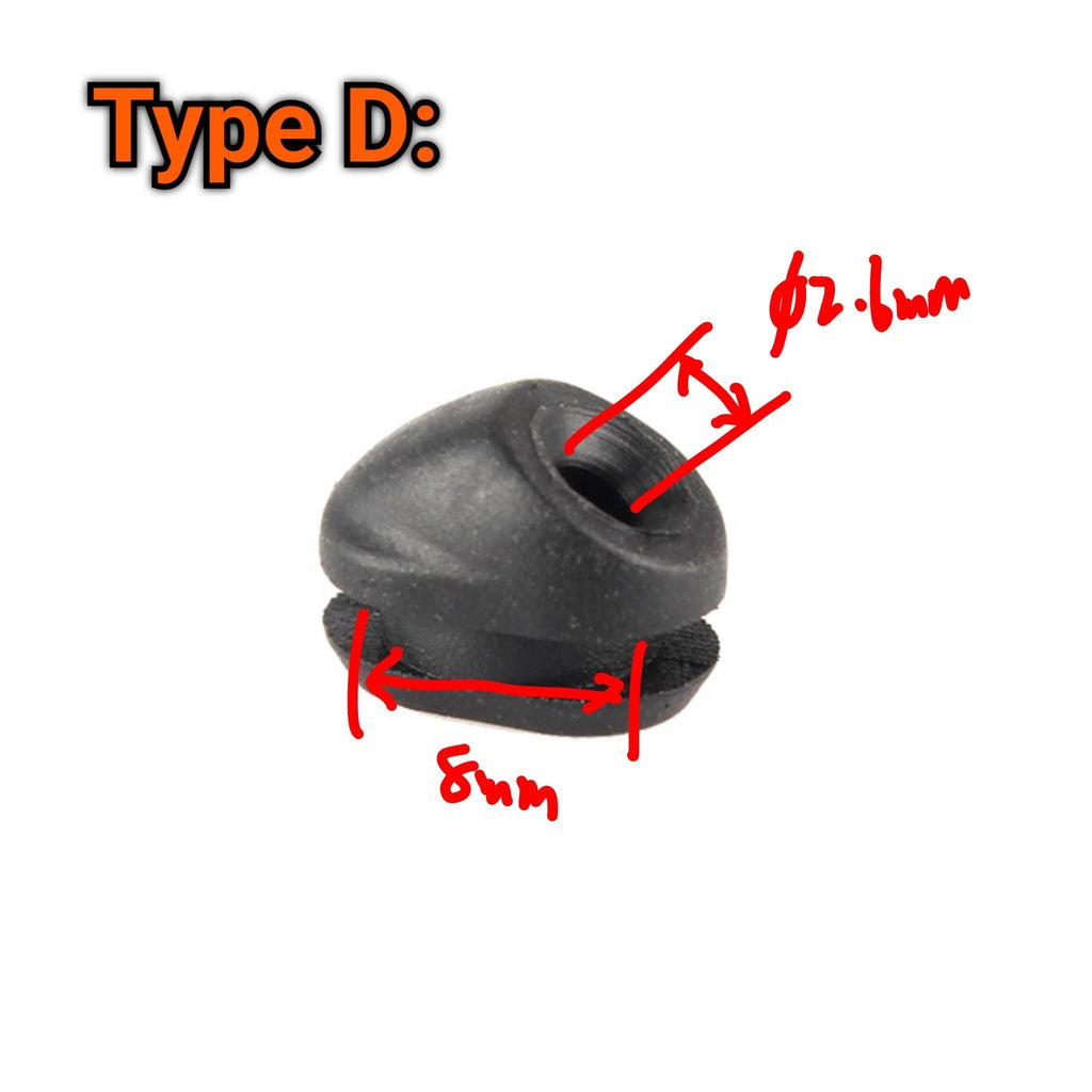 Shimano Di2 rubber grommet frame plug for electronic shift cable routing