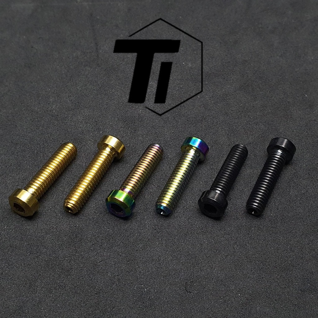 Titanium Caliper Body Bolt til TRP Bremse | Quadiem DH-R EVO﻿ Q2.3 SE Trail EVO | Titanium Screw Grade 5 Singapore