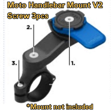 Support De Téléphone Pour Guidon Moto Quad Lock Pro Chromé - Foto 3