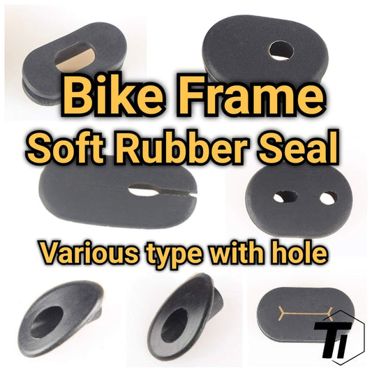 Cykelramme Blødt gummitætningsdæksel | Di2 bremseskifterkabelguide | Roadbike MTB Frame Hole Cover Giant Trek Specialized 