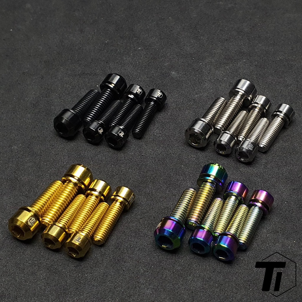 Tornillo de titanio para potencia Specialized Trail 35 mm | MTB Enduro Épico Stumpjumper | Tornillo de titanio grado 5 Singapur 