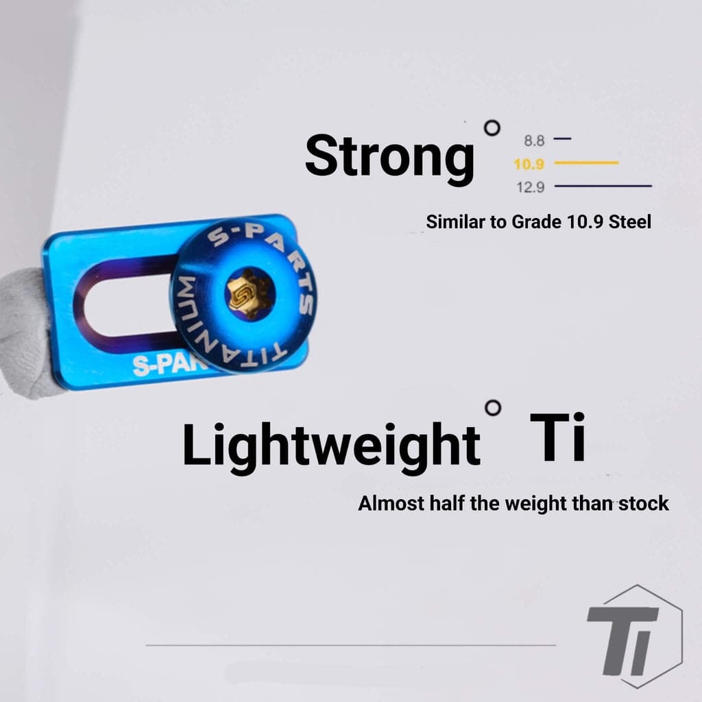 Titán csavar Shimano Cleat SPD-SL | SM-SH11 SH11 Y42U98010 cipőkapcs | Titanium Screw Grade 5 Szingapúr