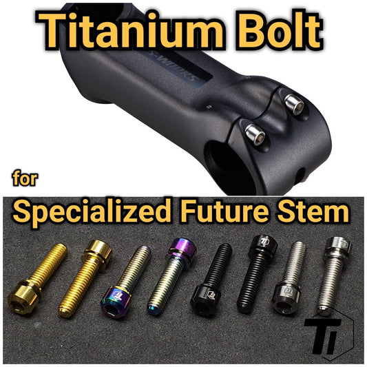 Titanium Bolt for Specialized Future Stem | S-Works Comp Pro Tarmac SL5 SL6 SL7 | Grade 5 Titanium Screw Singapore