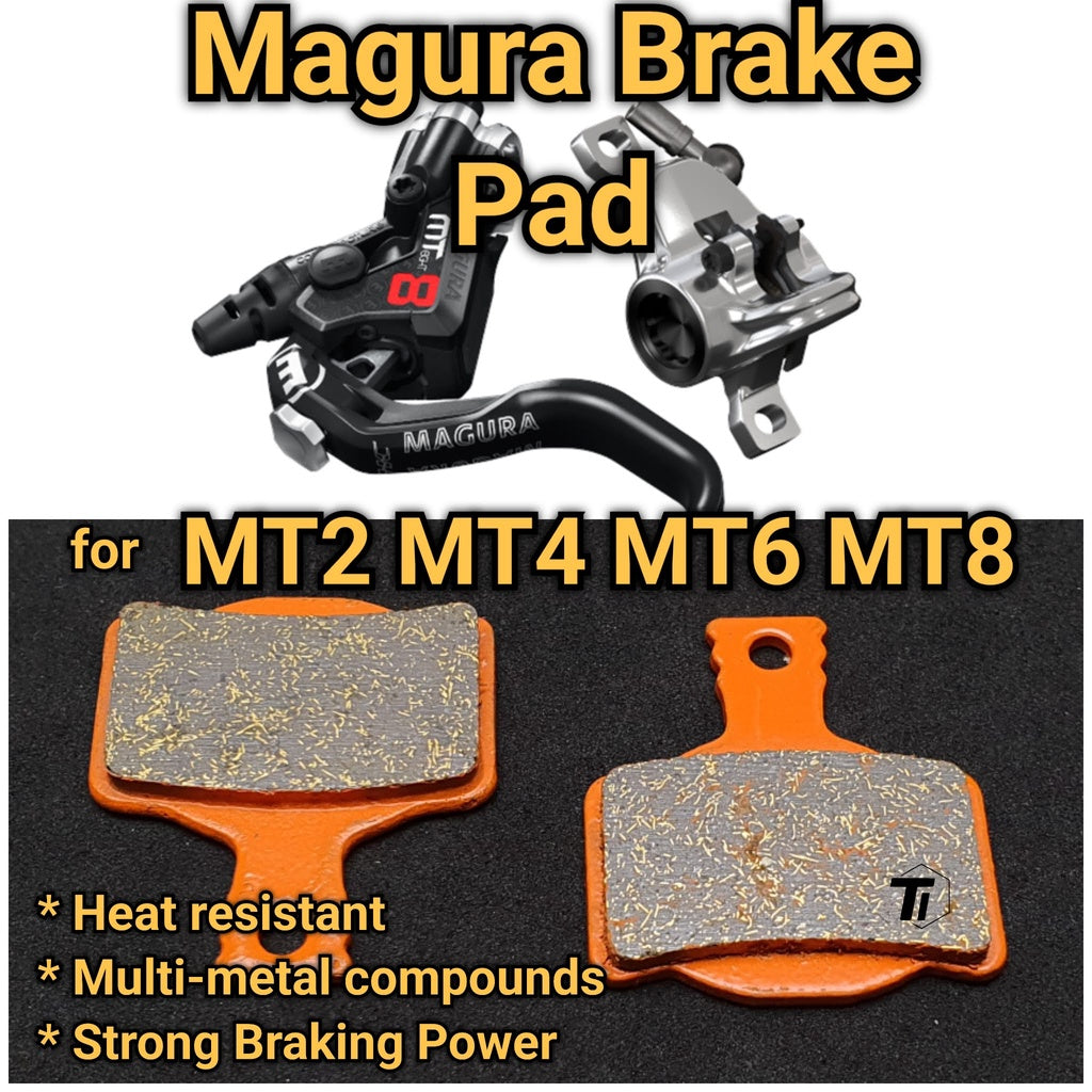 Pastilha de freio Magura | Para MT2 MT4 MT6 MT8 | Resistência a altas temperaturas Forte poder de frenagem Ótima modulação | Substituição 