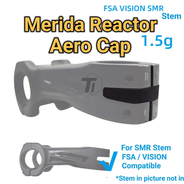 Merida Reactor Stem Aero Cover | FSA VISION SMR Stem Aero Cap – Ti