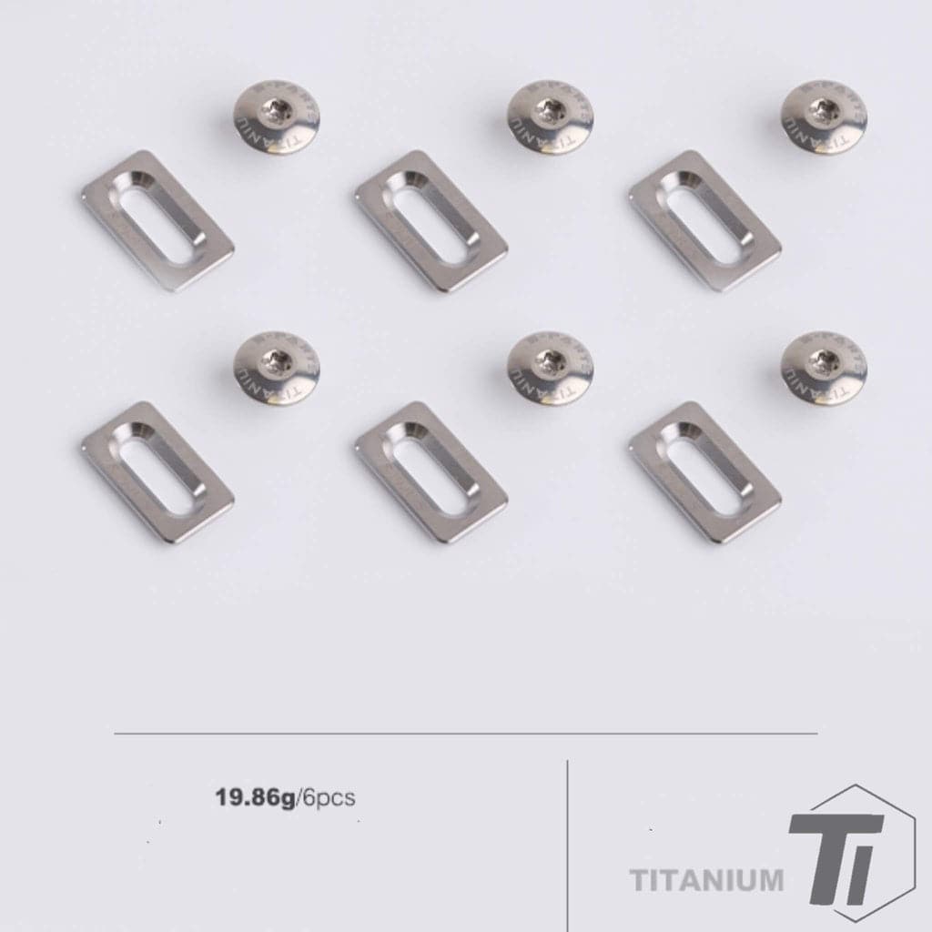 Perno de titanio para cala Shimano SPD-SL | SM-SH11 SH11 Y42U98010 Taco de zapato | Tornillo de titanio grado 5 Singapur