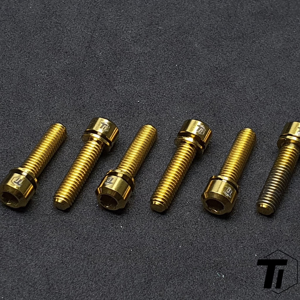 Titanium stem bolts discount for road bike