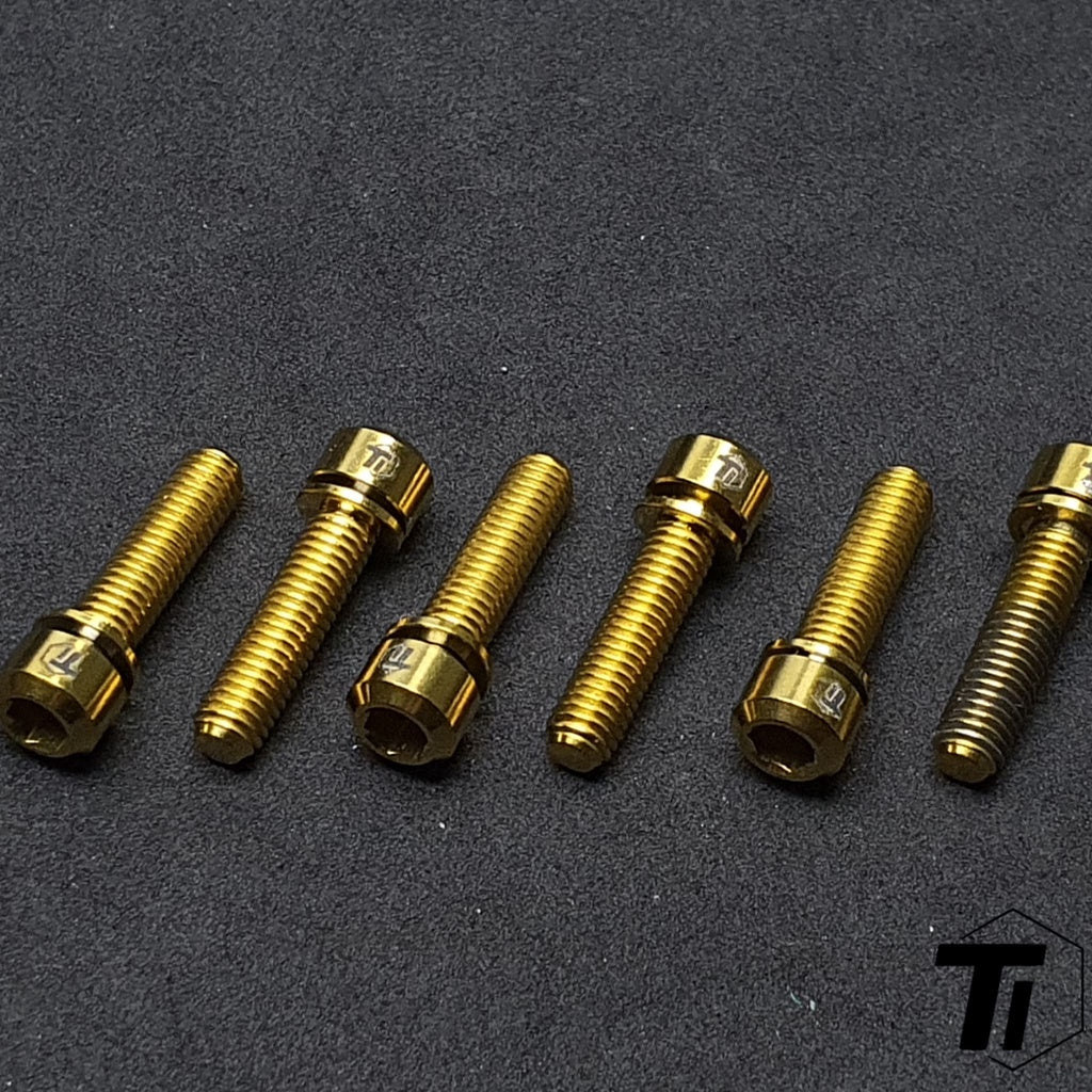 Titanium bolt til specialiseret fremtidig stamme | S-Works Comp Pro Tarmac SL5 SL6 SL7 | Grade 5 Titanium Screw Singapore 