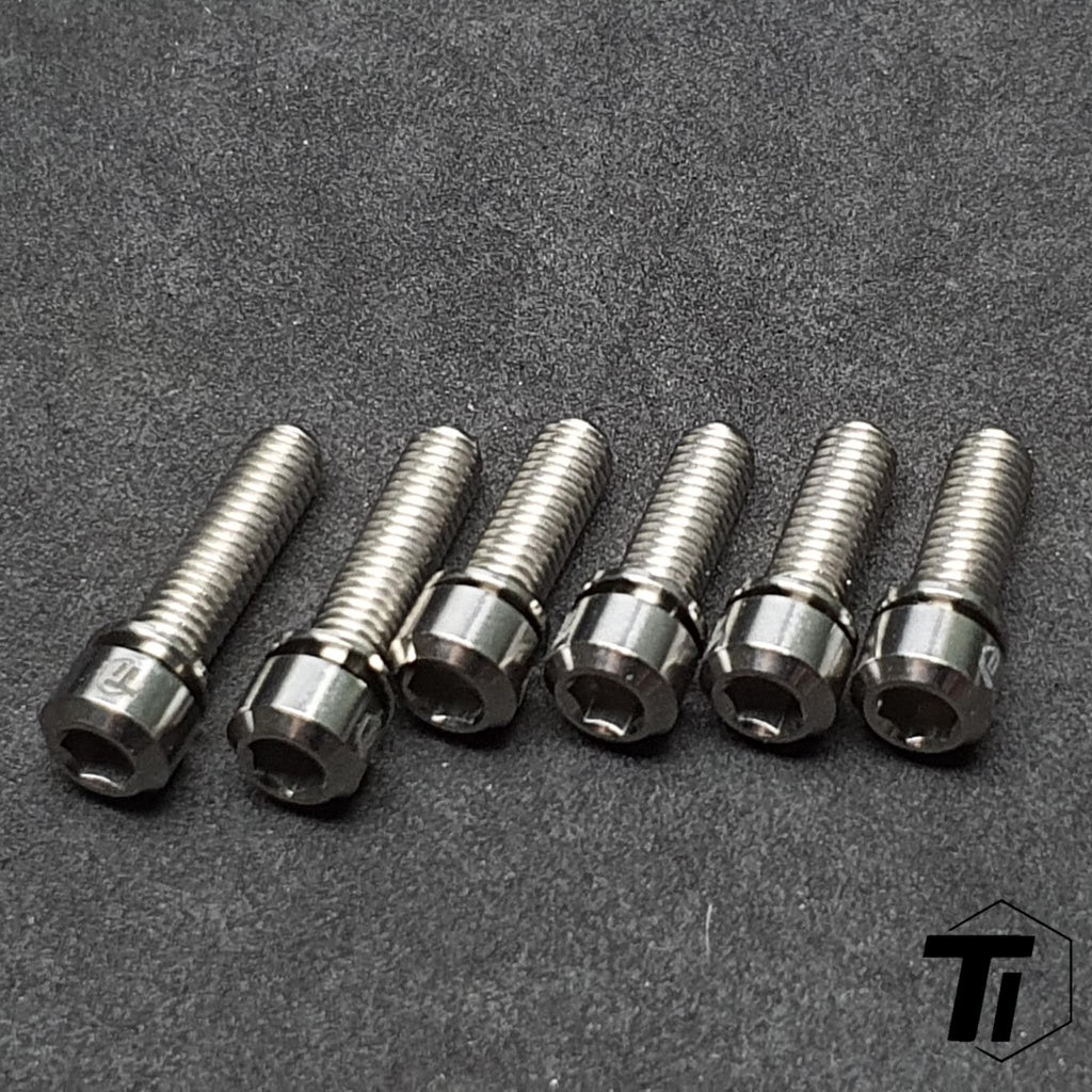 Perno de titanio para potencia Revgrips Pro 31,8 mm 35 mm | MTB TRAIL XC ENDURO DH | Tornillo de titanio grado 5 Singapur 