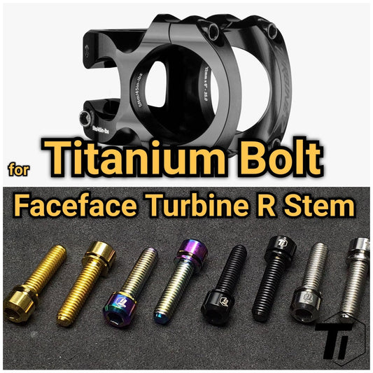 Titanbult för Raceface Turbine R Stem | MTB XC TRAIL ENDURO DH | Titanium Screw Grade 5 Singapore 