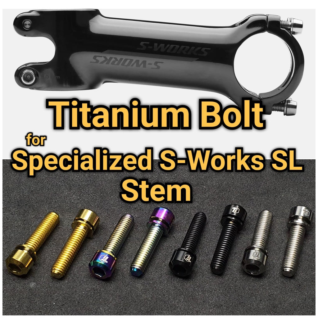 Titanový šroub pro představec Specialized S-Works SL | pro Tarmac SL6 SL7 Allez | Titanový šroub třídy 5 Singapur 