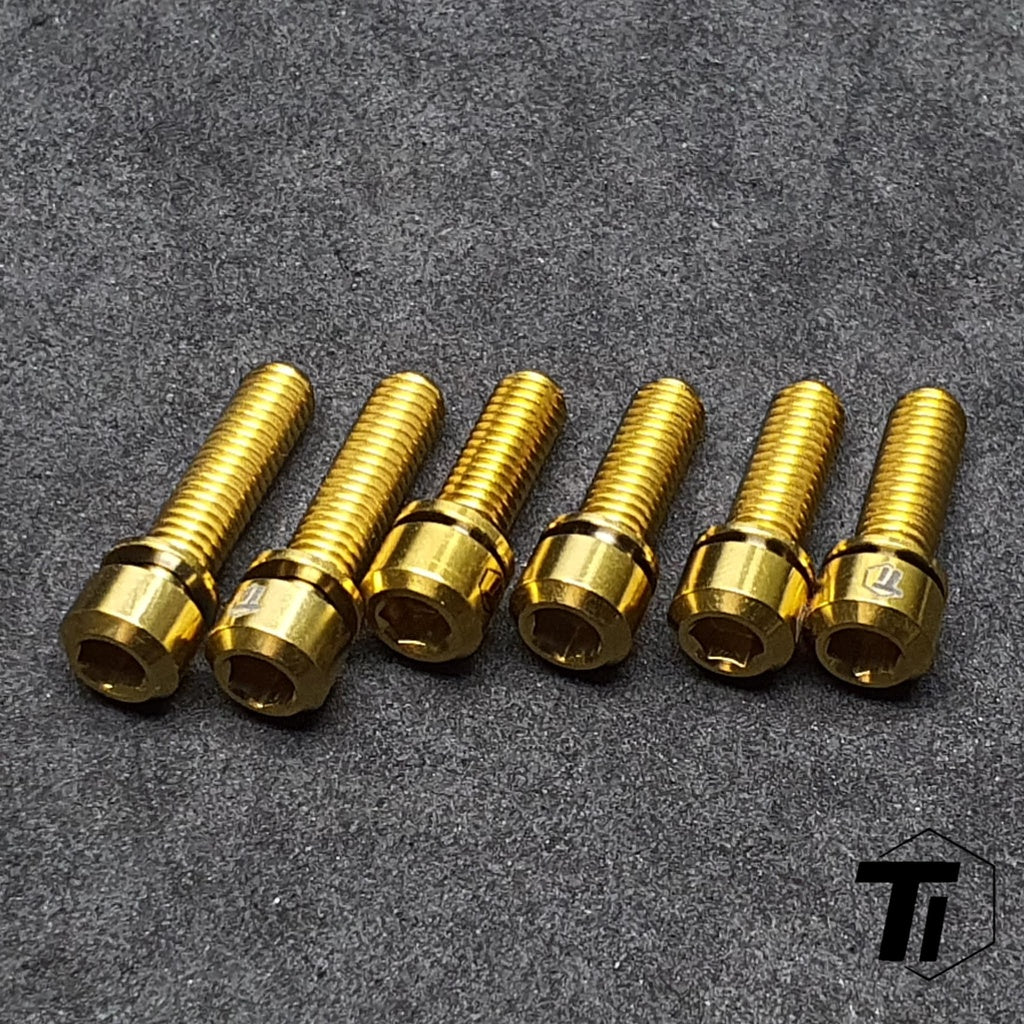 Titanbult för Revgrips Pro Stem 31,8 mm 35 mm | MTB TRAIL XC ENDURO DH | Titanium Screw Grade 5 Singapore 