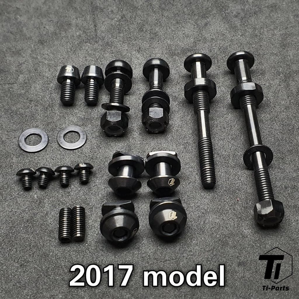 Titanium Upgrade Kit for Brompton Brake | 2017 2018 Brake Shoe Pivot C Brake Caliper Screw P-Line T-Line Bolt