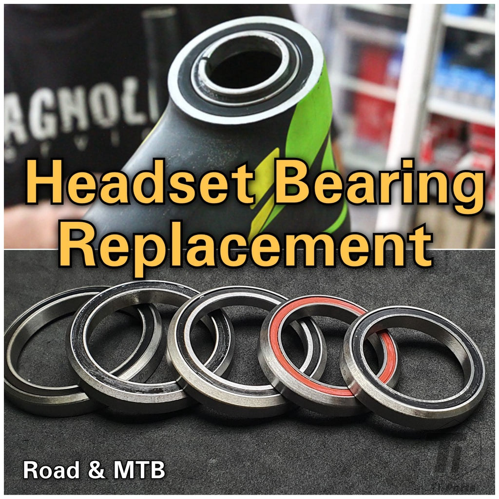 Headset Bearing Replacement Kit | Road & MTB | Integrated Bearing | 52x40x7 49x37x7 47x34x7 41.8x30.15x6.5 41x30.15x6.5