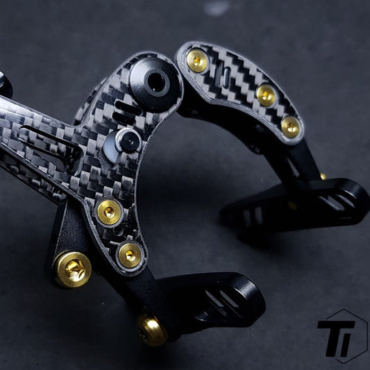 Parafuso de titânio para Ciamillo Lekki 8 Upgrade Kit | Atualização de parafuso de freio de estrada Zero Gravity Sim Ciamillo | Parafuso de titânio