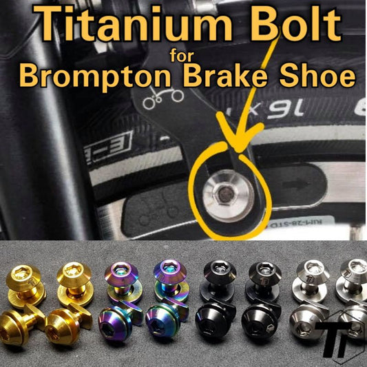 Titanium Brompton bremseskobolt | Bremseklods Caliper Skrue A-Line C-Line P-Line T-Line 3Sixty Pikes Aceoffix Royal H&amp;H
